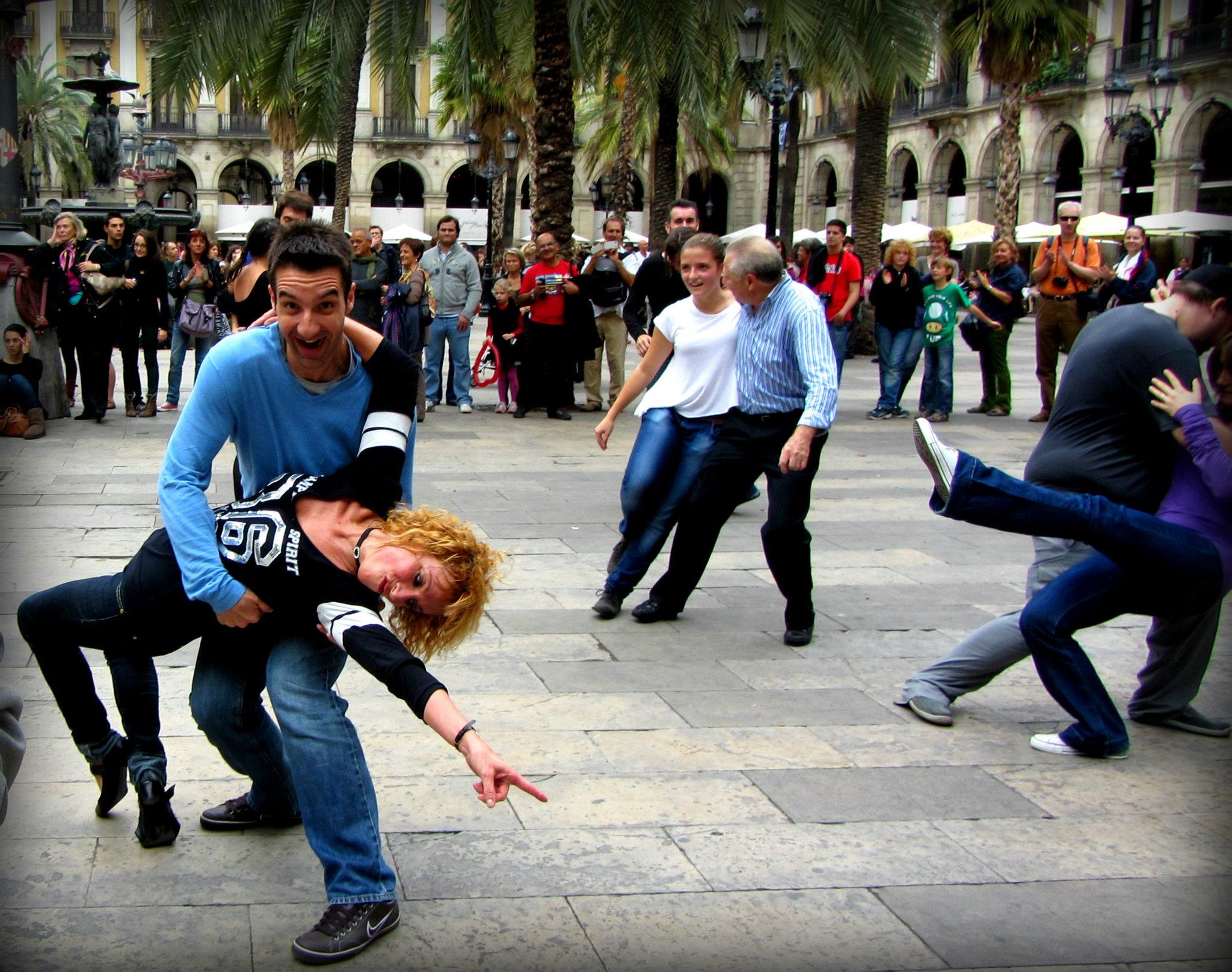 Σε φεστιβάλ lindy hop στη Βαρκελώνη (φωτό: αρχείο Θ. Οικ.) 